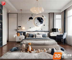 Children Room Scenes Skp FIles 